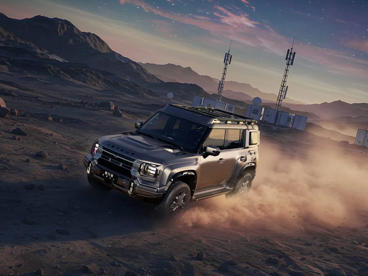 Jetour Traveller Midsize SUV Hoëspoed 2.0T Outomatiese Linker Turbo Leer Euro VI Gas Aluminium Allooi Nuut