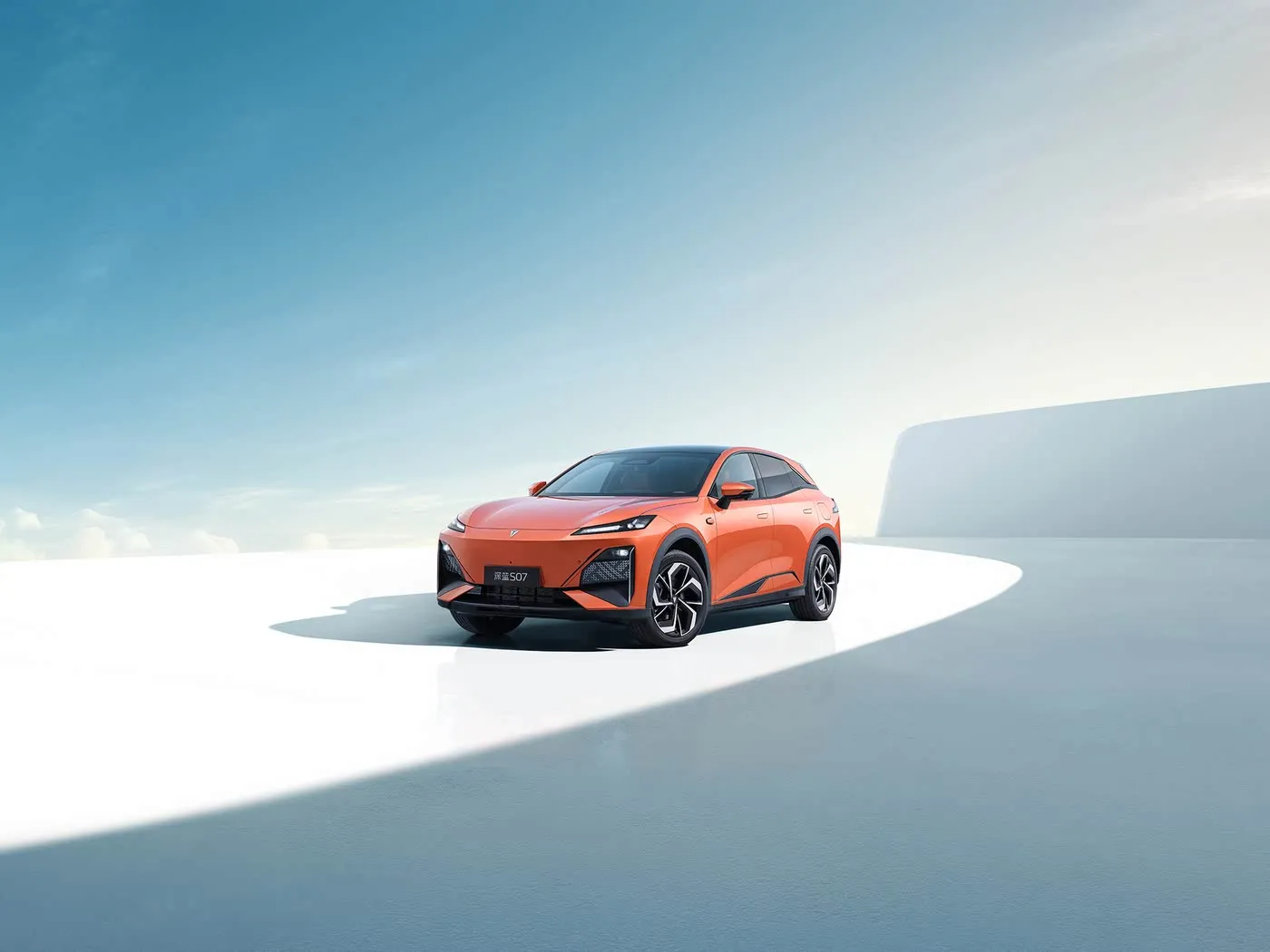 Deepal S07 nuwe energievoertuig Premium SUV Uitgebreide-reeks/EV langafstand Asafstand 5 sitplekke Duim skerm