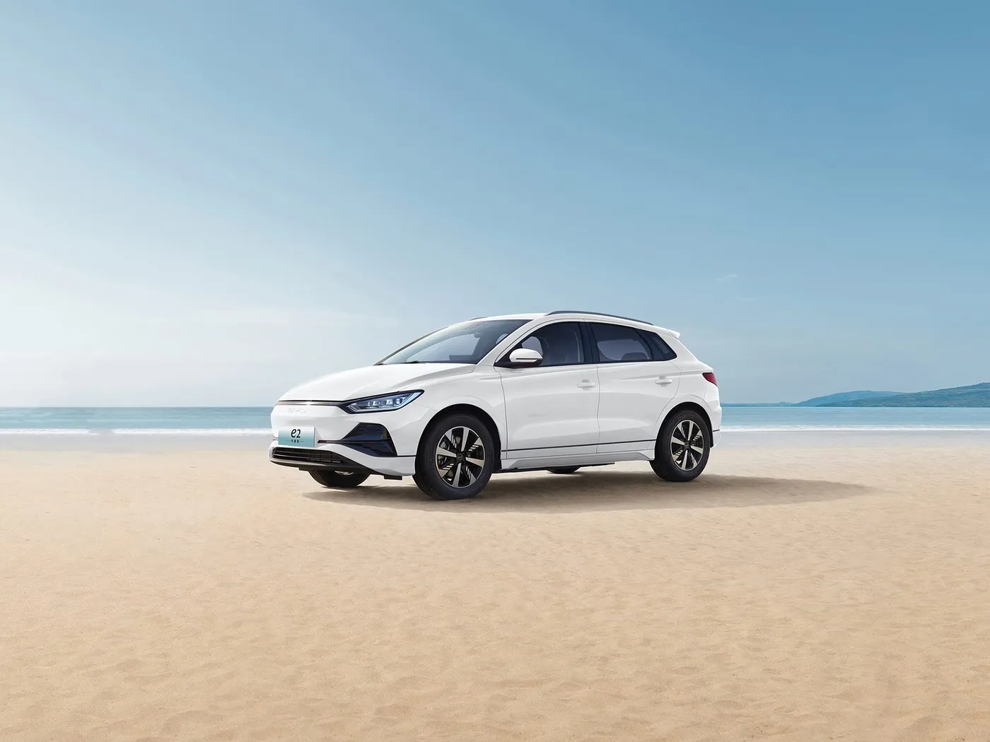 BYD E2 Luukse Elektriese EV Sedan SUV Lukrug links stuurmotor met litiumbatterymotor China se nuwe energievoertuig