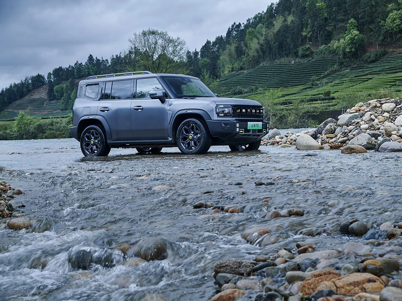 Jetour T2 SUV Hibriede Weergawe Euro VI Nuwe Aankoms Lig Turbo ACC Outomatiese ratkas Leer Links Stuur