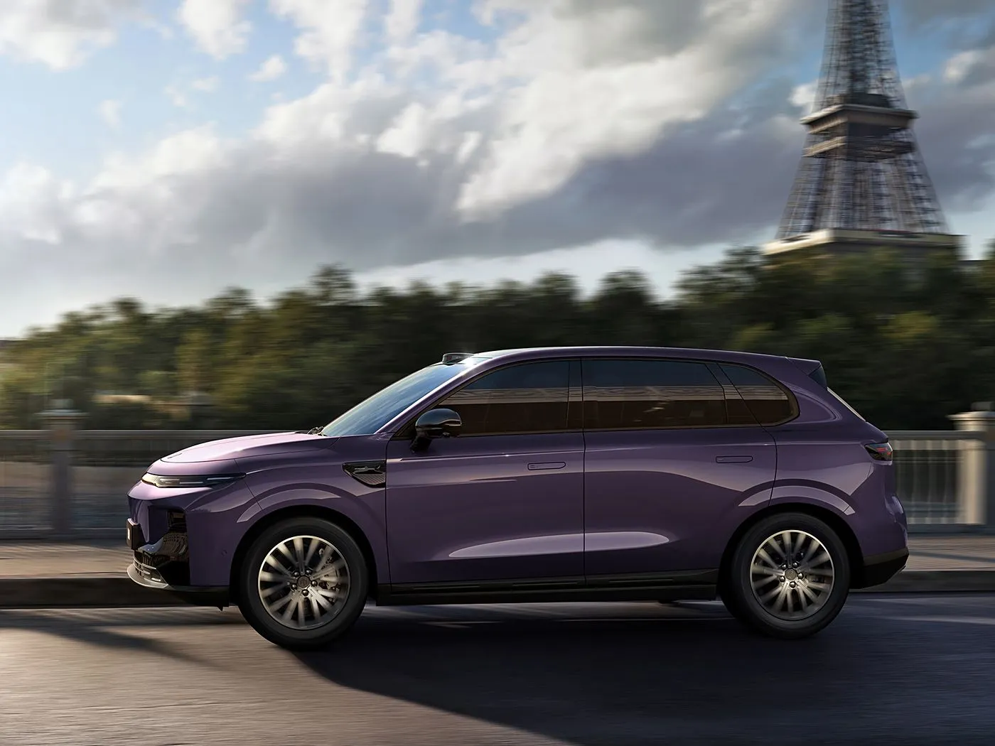 Leapmotor B10 suiwer elektriese kompakte SUV met 510-600 km CLTC-reeks, 14.6" 2.5K-skerm en Leapmotor Pilot Nuwe Energie-voertuig