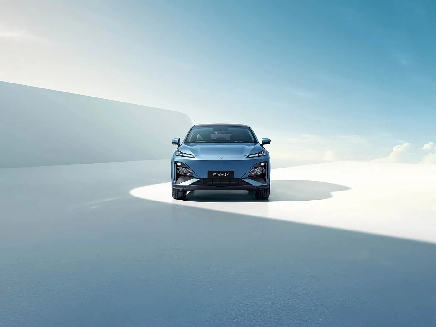 Deepal S07 nuwe energievoertuig Premium SUV Uitgebreide-reeks/EV langafstand Asafstand 5 sitplekke Duim skerm