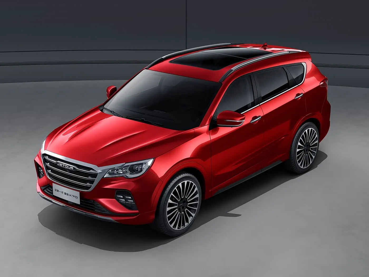 Splinternuwe Chery Jetour X70 SUV outomatiese aandrywing Euro VI Emissie Allooi Dakrak Agterkamera Leersitplekke