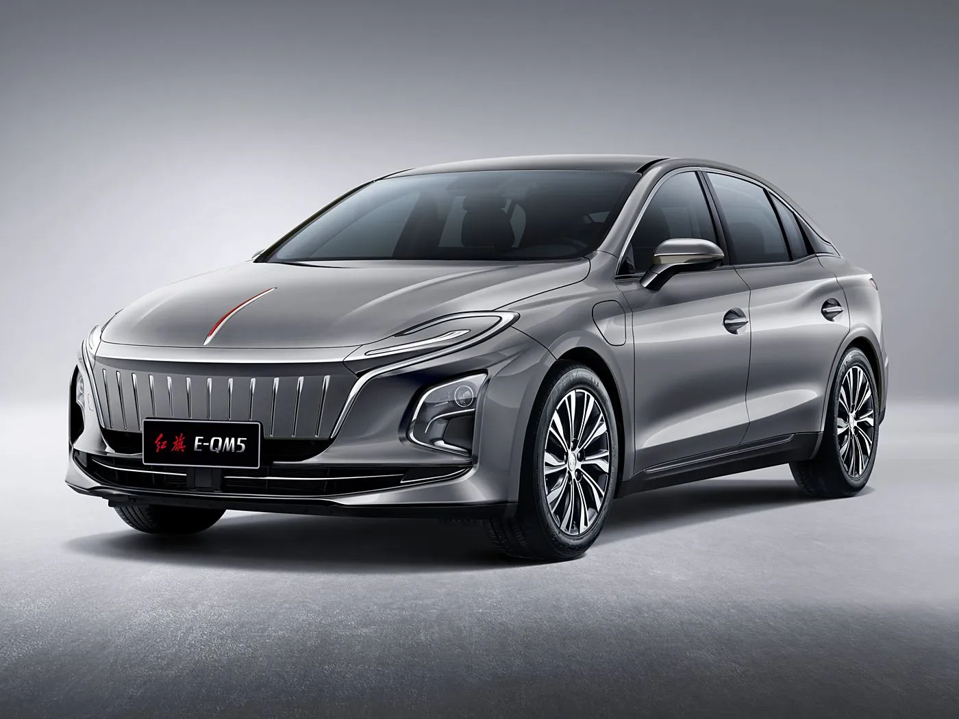 Hongqi E-QM5 Ruim EV Sedan Lang Asafstand Langafstand Suiwer elektriese nuwe energievoertuig