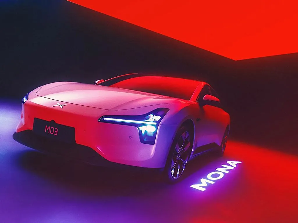Xiaopeng 2025 Mona M03 Elektriese Sedan Langafstand 515 km Nuwe Energie Voertuig SUV & Hatchback EV Litiumbattery