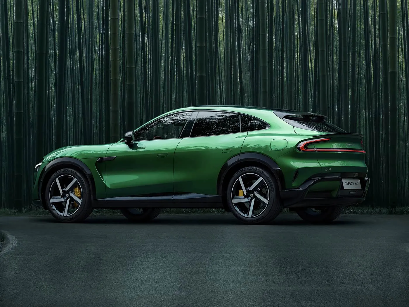 WARM UITKOOP XIAOMI YU7 NUWE ENERGIE VOERTUIG EV SUV langafstand Asafstand 5 sitplekke Duim skerm