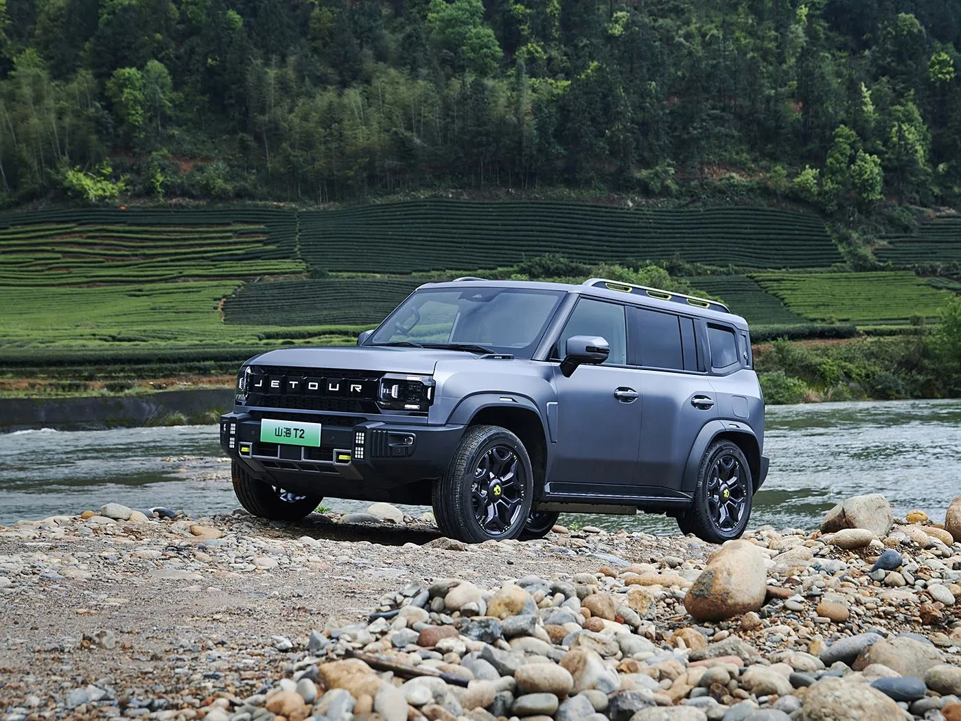 Jetour T2 SUV Hibriede Weergawe Euro VI Nuwe Aankoms Lig Turbo ACC Outomatiese ratkas Leer Links Stuur