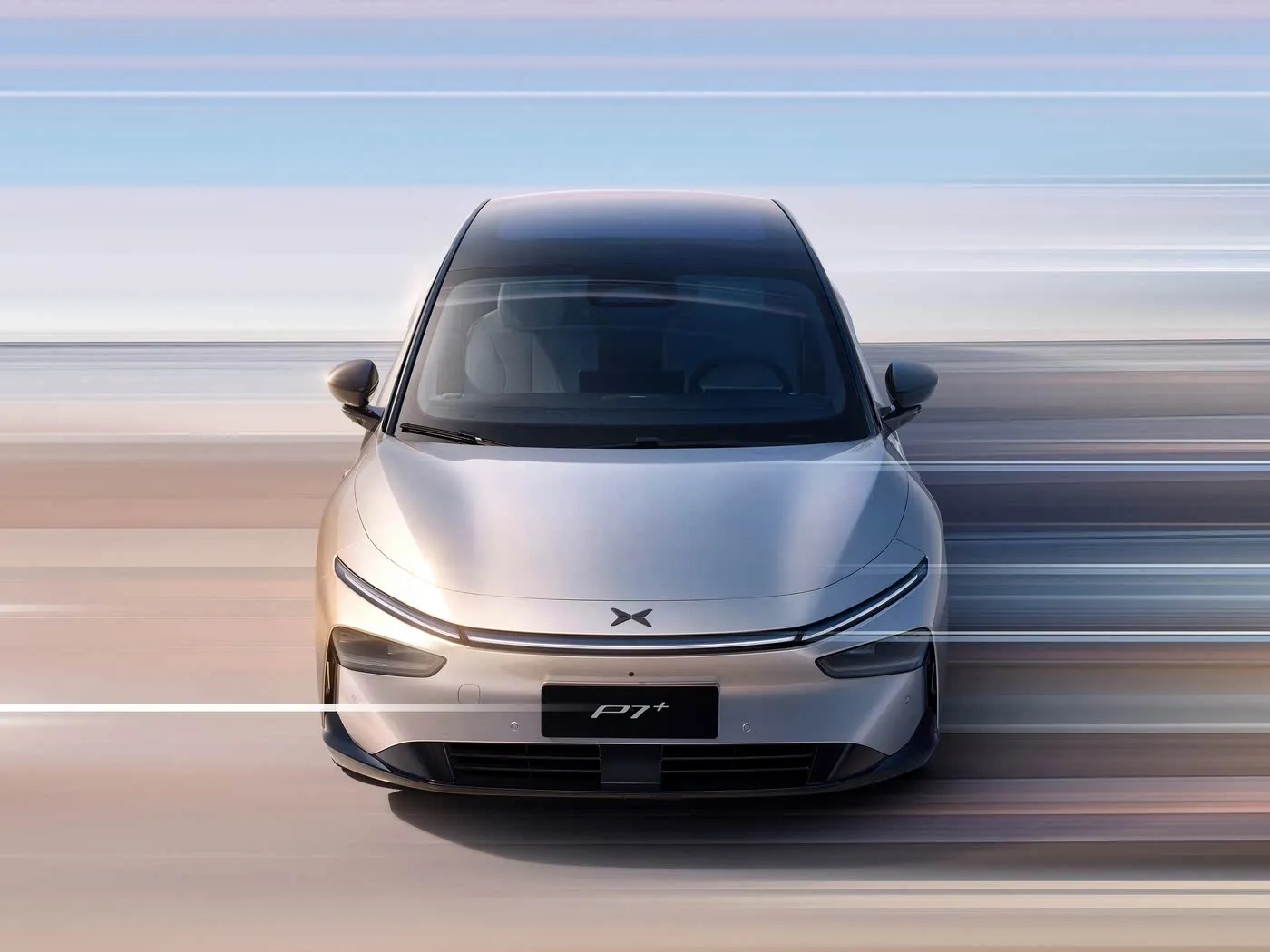 Beperkte uitgawe EV XPENG P7+ 5-sitplek suiwer elektriese luikrug Nuwe ontwerp linkerstuur 685 km maksimum spoed Nuwe energievoertuig