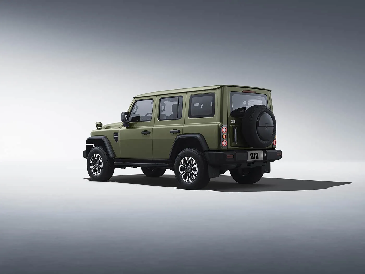 2025 BAIC 212 T01 Robuuste 4WD Kompakte SUV Petrol/Diesel 8AT & Leer Binne Verhitte Leer Stuurwiel Lang Asafstand