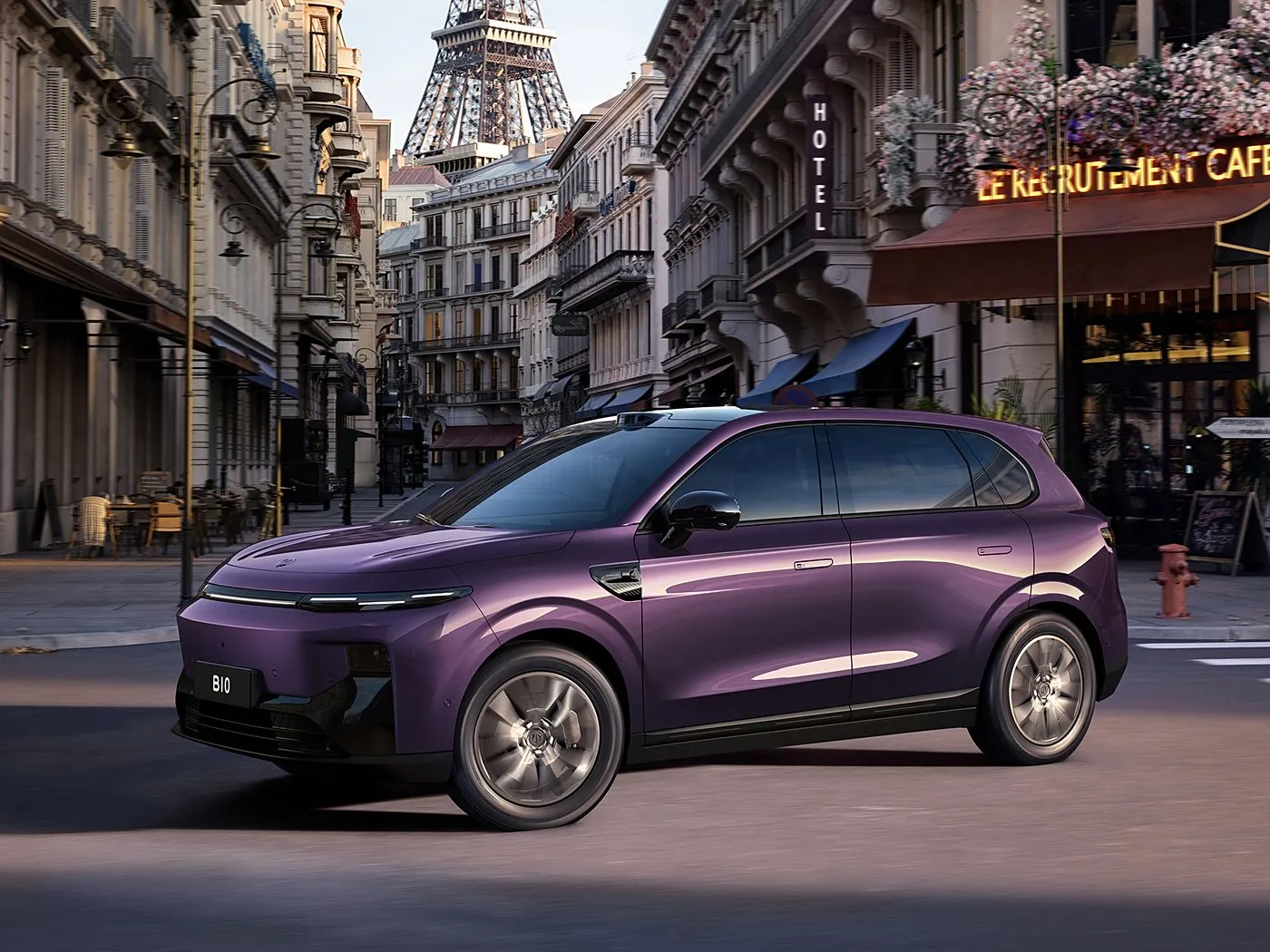 Leapmotor B10 suiwer elektriese kompakte SUV met 510-600 km CLTC-reeks, 14.6" 2.5K-skerm en Leapmotor Pilot Nuwe Energie-voertuig